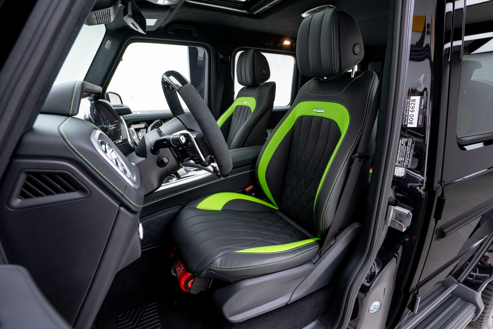 2025 MERCEDES BENZ G63 AMG | EXTENDED NIGHT PACKAGE | MANUFAKTUR NAPPA LEATHER DIAMOND QUILT | REAR